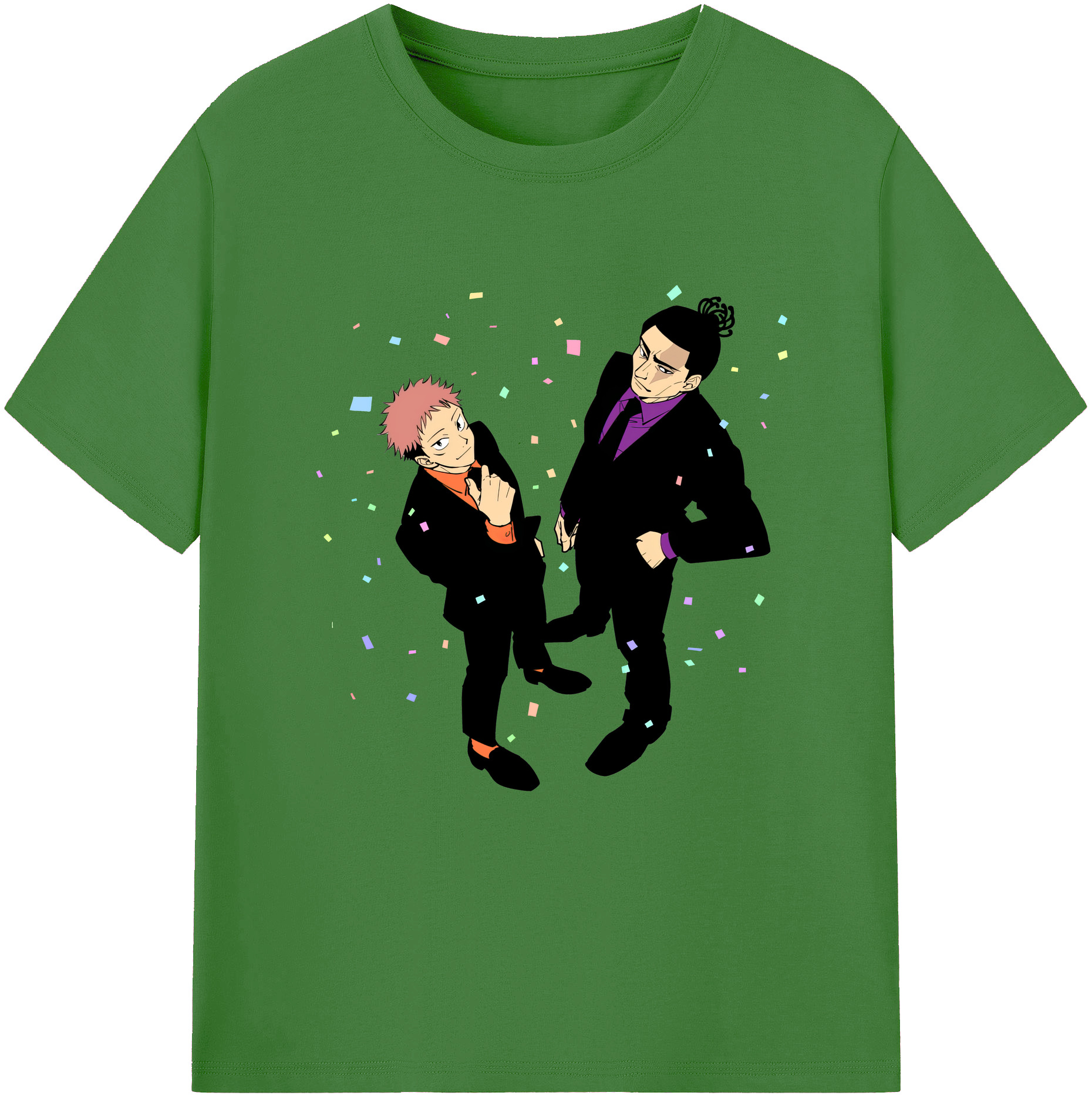 （画像用） 呪術廻戦 Jujutsu Kaisen レディースカジュアルプリントTシャツ（綿100％）